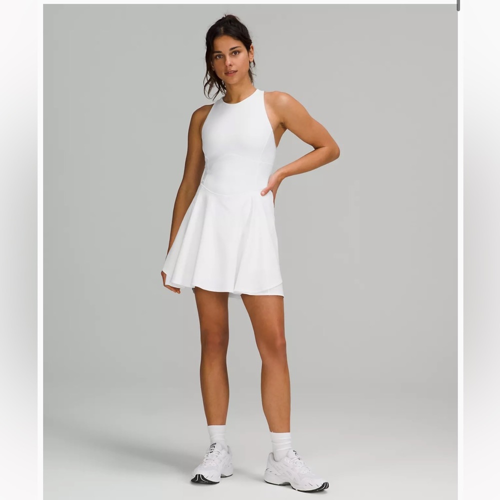 Lululemon White Court Crush Tennis Athletic Dress 2